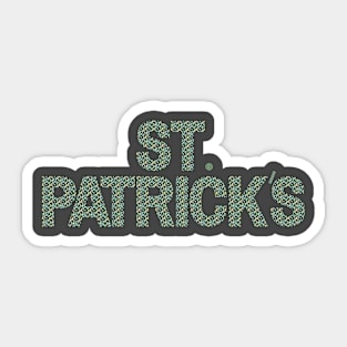 St Patrick's Day X Cacti Sticker